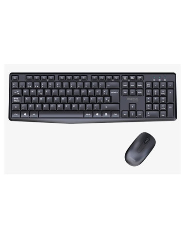 Approx APPMX420B teclado Ratón incluido Hogar   Oficina RF inalámbrico QWERTY Español Negro