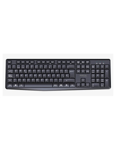 Approx APPMX420B teclado Ratón incluido Hogar   Oficina RF inalámbrico QWERTY Español Negro