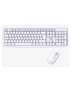 Approx APPMX420W teclado Ratón incluido Hogar   Oficina RF inalámbrico QWERTY Español Blanco