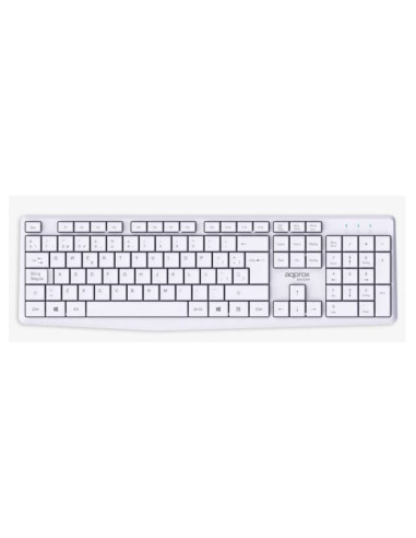 Approx APPMX420W teclado Ratón incluido Hogar   Oficina RF inalámbrico QWERTY Español Blanco