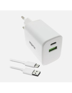 Approx APPUSBWALL35W cargador de dispositivo móvil Universal Blanco Corriente alterna Carga rápida Interior