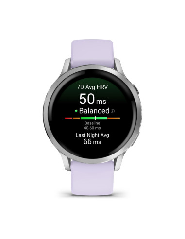 Garmin Venu 4 3,05 cm (1.2") AMOLED 41 mm Digital 390 x 390 Pixeles Pantalla táctil Plata Wifi GPS (satélite)