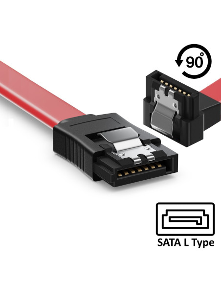 Ewent EC1515 cable de SATA 0,7 m SATA 7-pin Rojo