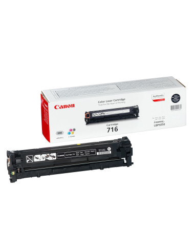 Canon Cartridge 716 Black cartucho de tóner 1 pieza(s) Original Negro