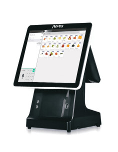AVPos AVP-K6000B-I5-8128P Terminal Punto Venta (TPV) 38,1 cm (15") 1024 x 768 Pixeles Pantalla táctil 2