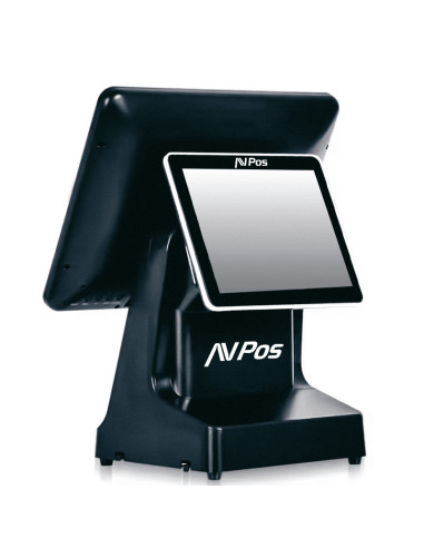 AVPos AVP-K6000B-I5-8128P Terminal Punto Venta (TPV) 38,1 cm (15") 1024 x 768 Pixeles Pantalla táctil