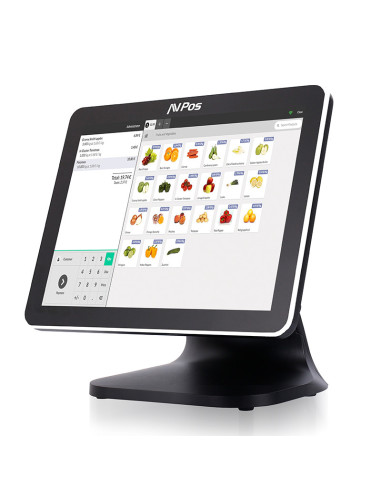 AVPos AVP-K5000B-N1-8128 Terminal Punto Venta (TPV) N100 38,1 cm (15") 1024 x 768 Pixeles Pantalla táctil