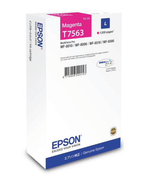 Epson Cartucho T7563 magenta L