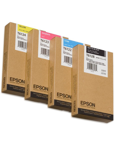 Epson Cartucho T612400 amarillo