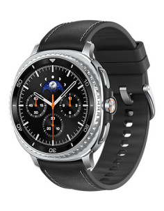 Samsung Galaxy Watch 8 Classic 3,3 cm (1.3") AMOLED 46 mm Digital 438 x 438 Pixeles Pantalla táctil Plata Wifi GPS (satélite)