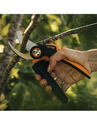 Fiskars X-Series L P961 tijeras de podar Evitar Negro, Naranja