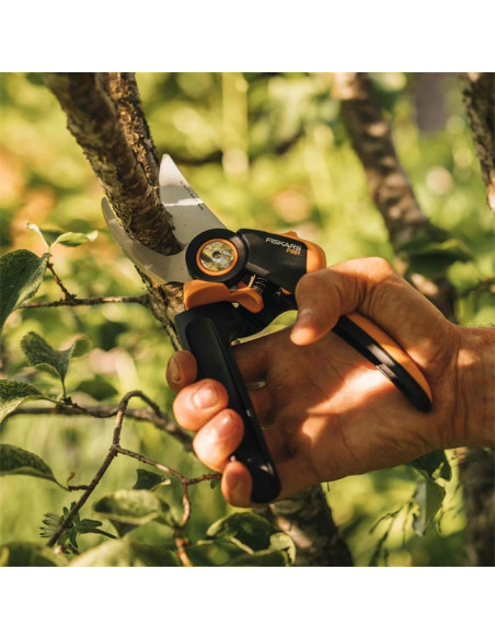 Fiskars X-Series L P961 tijeras de podar Evitar Negro, Naranja