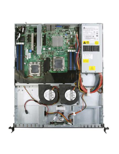 Intel SR1630BCR servidor barebone Intel® 5500 LGA 1366 (Socket B) Bastidor (1U) Aluminio, Negro