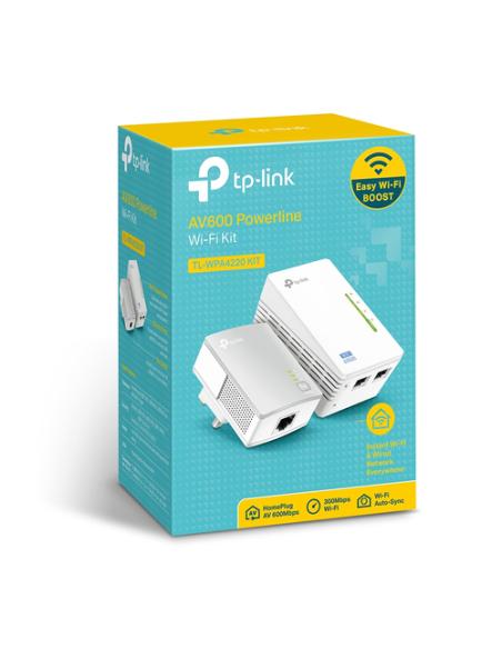 TP-Link TL-WPA4220 KIT 600 Mbit/s Ethernet Wifi Blanco 2 pieza(s)