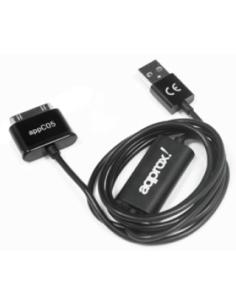 Approx appC05 cable de teléfono móvil Negro 1 m USB A Samsung 30-pin 2