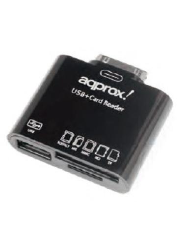 Approx appCRS lector de tarjeta Samsung 30-pin Negro