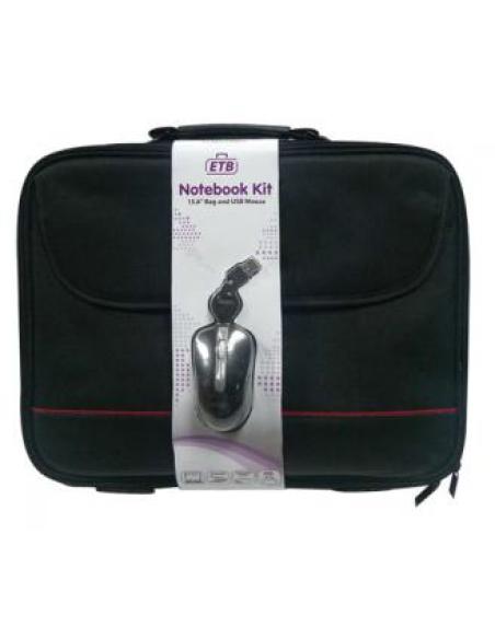 Eminent EM2505 maletines para portátil 39,6 cm (15.6") Maletín Negro