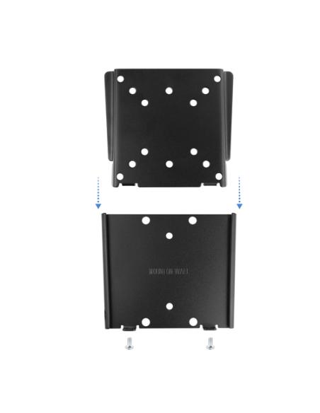 TooQ SOPORTE ULTRA DELGADO PARA MONITOR / TV LCD, PLASMA DE 10-23, NEGRO