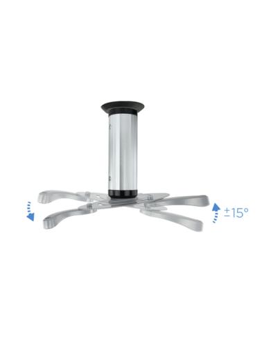 TooQ SOPORTE UNIVERSAL DE TECHO GIRATORIO 360º PARA PROYECTOR PLATA