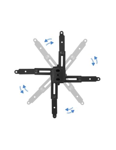 TooQ SOPORTE UNIVERSAL INCLINABLE DE TECHO PARA PROYECTOR NEGRO