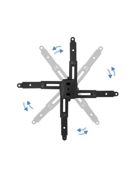 TooQ SOPORTE UNIVERSAL INCLINABLE DE TECHO PARA PROYECTOR NEGRO