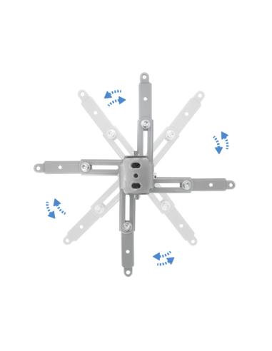 TooQ SOPORTE UNIVERSAL INCLINABLE DE TECHO PARA PROYECTOR PLATA