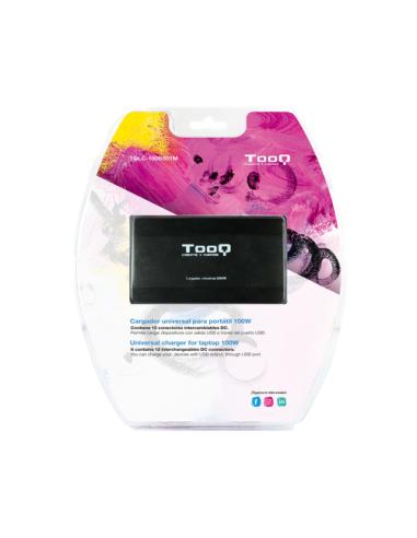 TooQ CARGADOR UNIVERSAL PORTATIL TQLC-100BS01M 100W 3 EN 1 USB