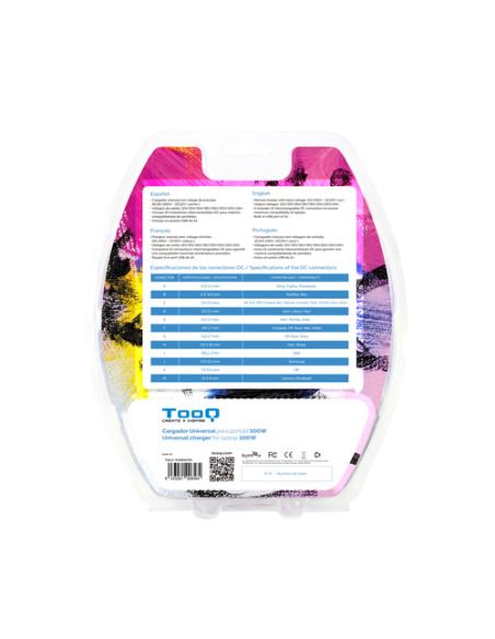 TooQ CARGADOR UNIVERSAL PORTATIL TQLC-100BS01M 100W 3 EN 1 USB
