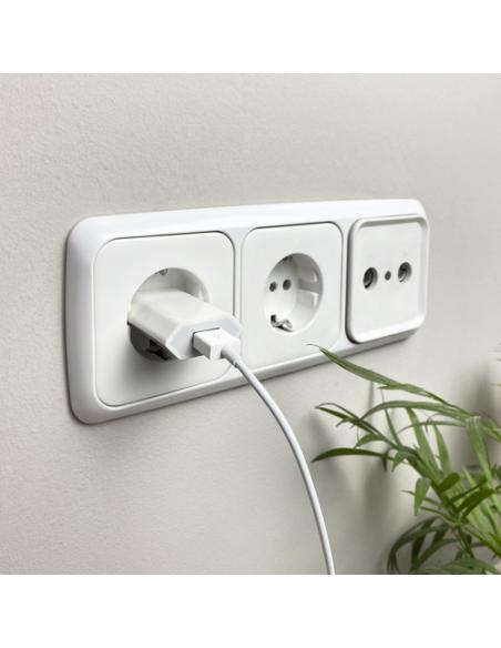 Nanocable MINI CARGADOR USB PARA IPOD IPHONE,5V-1A, BLANCO