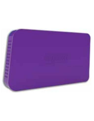 Approx appHDD05 Púrpura 2.5" USB con suministro de corriente