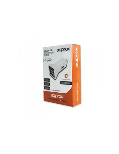 Approx APPUSBCAR31W cargador de dispositivo móvil GPS, Auriculares, Teléfono móvil, Smartphone, Reloj inteligente, Tableta, Telé