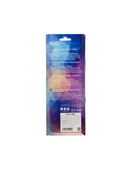 Nanocable 10.31.1002 crimpadora Herramienta de inserción Gris, Naranja