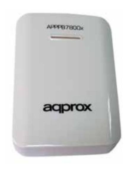 Approx APPPB7800W batería externa 7800 mAh Blanco