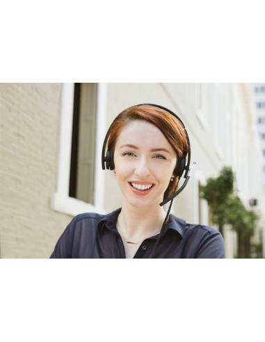 Logitech 981-000519 auricular y casco Auriculares Alámbrico Diadema Oficina/Centro de llamadas USB tipo A Negro, Plata