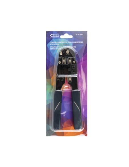 Nanocable 10.31.0101 crimpadora Herramienta para prensar Negro