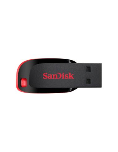 SanDisk Cruzer Blade unidad flash USB 128 GB USB tipo A 2.0 Negro, Rojo
