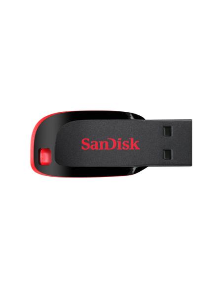 SanDisk Cruzer Blade unidad flash USB 128 GB USB tipo A 2.0 Negro, Rojo