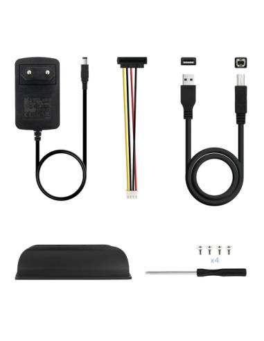 TooQ CAJA HDD 3,5" IDE/SATA A USB 2.0 NEGRA