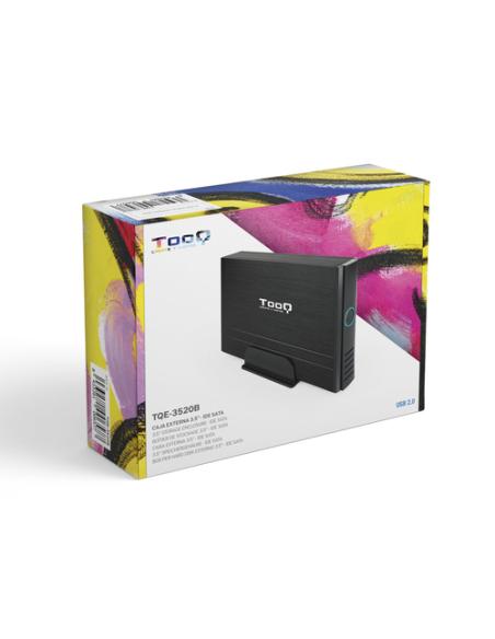 TooQ CAJA HDD 3,5" IDE/SATA A USB 2.0 NEGRA