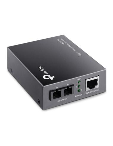 TP-Link MC210CS convertidor de medio 1000 Mbit/s 1310 nm Monomodo Negro