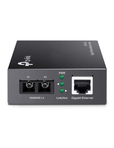 TP-Link MC210CS convertidor de medio 1000 Mbit/s 1310 nm Monomodo Negro