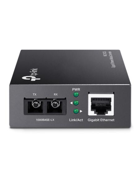 TP-Link MC210CS convertidor de medio 1000 Mbit/s 1310 nm Monomodo Negro