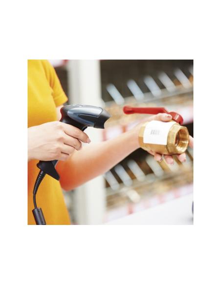 Approx appLS01 Lector de códigos de barras portátil 1D Laser Negro