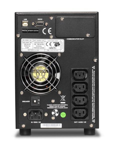 Riello SEP 1500 sistema de alimentación ininterrumpida (UPS) 1,5 kVA 1200 W 4 salidas AC