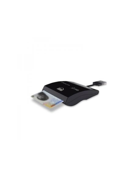 Approx appCRDNILxV2 lector de tarjeta inteligente Interior USB USB 2.0 Negro