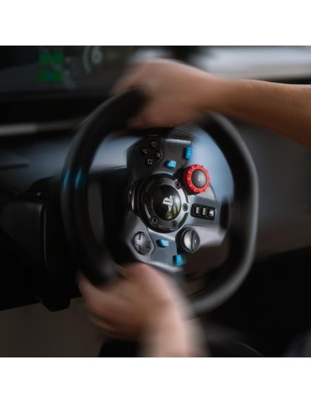 Logitech G 941-000112 mando y volante Negro USB Volante + Pedales Analógico PC, PlayStation 4, PlayStation 5, Playstation 3
