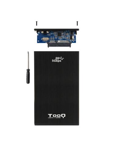 TooQ TQE-2522B caja para disco duro externo Caja de disco duro (HDD) Negro 2.5"