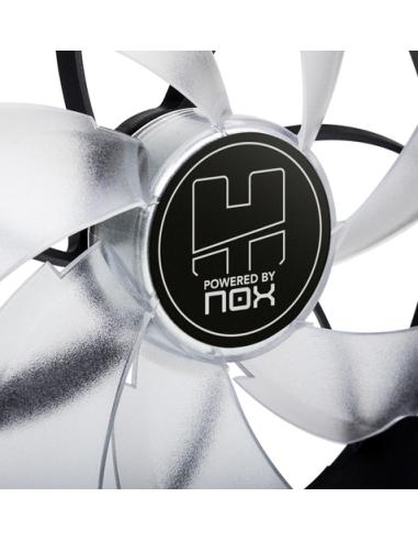 NOX Hummer H-Fan LED Carcasa del ordenador Ventilador 12 cm Negro, Verde, Blanco