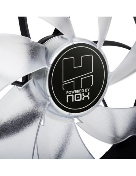 NOX Hummer H-Fan LED Carcasa del ordenador Ventilador 12 cm Negro, Verde, Blanco
