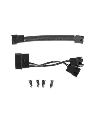 NOX Hummer H-Fan LED Carcasa del ordenador Ventilador 12 cm Negro, Verde, Blanco